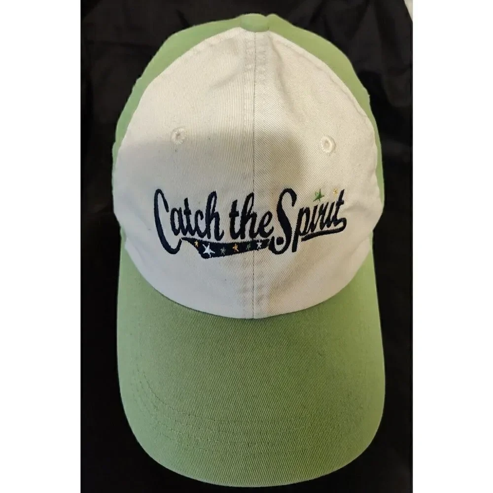 USGA Golf Hat Woodstock Catch The Spirit Adjustable Cap Green/white Extreme Fit